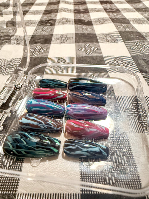 Colorful swirls