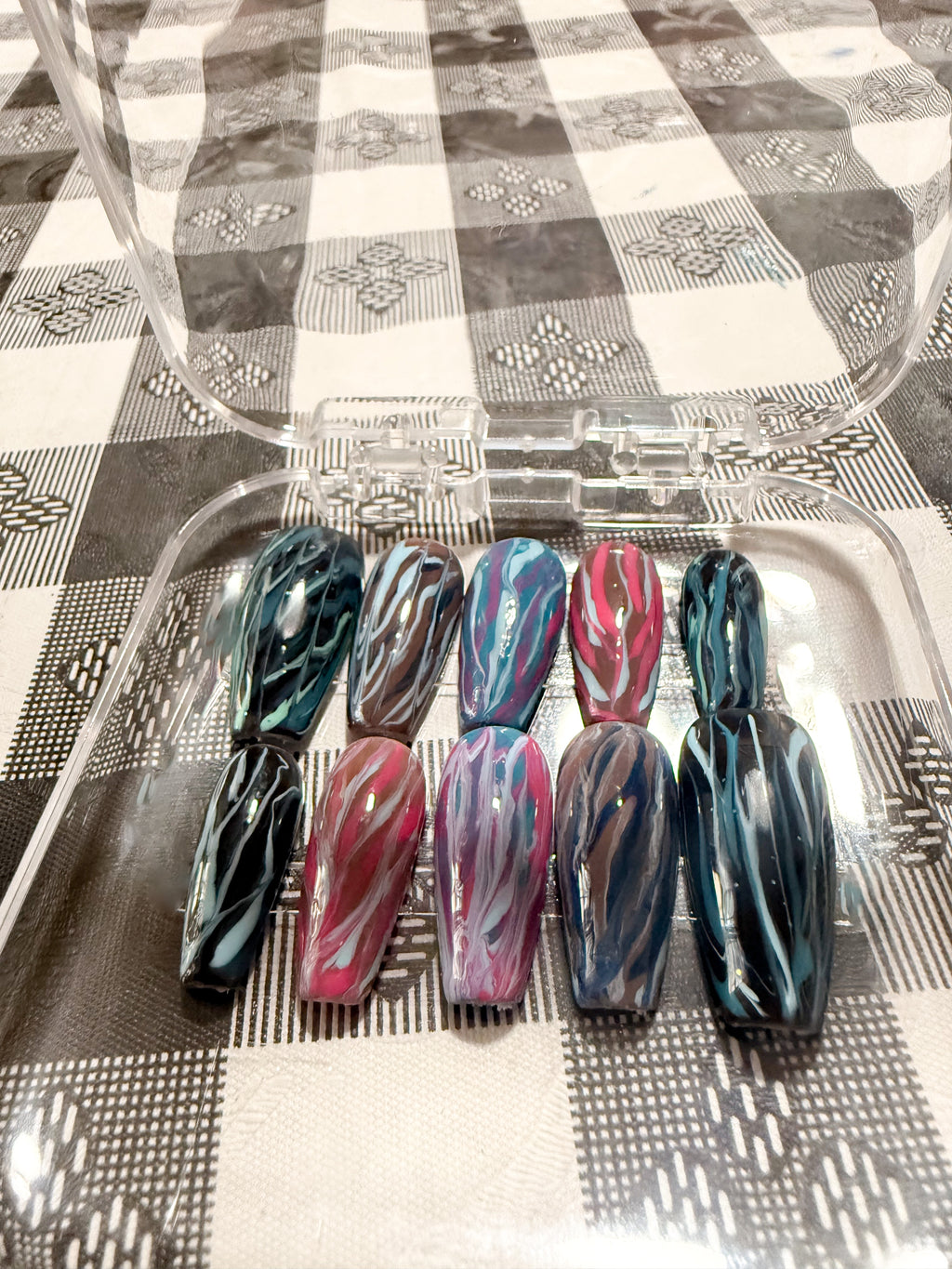 Colorful swirls
