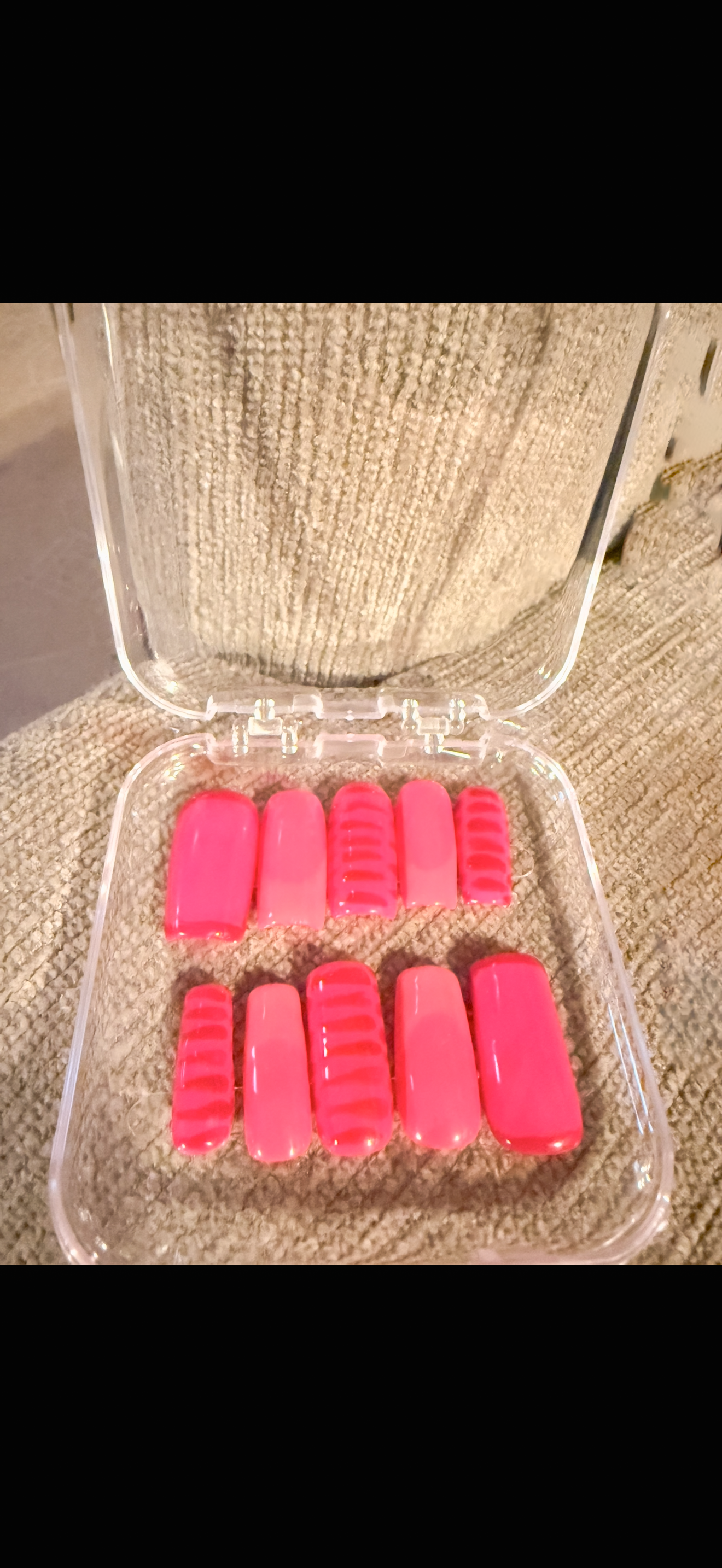 Hot pink stripes